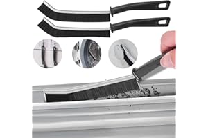 Egalit Spazzola per la Pulizia Delle Fessure, Spazzola per la Pulizia Delle Fughe con Manico Design, Spazzola per Dettagli, Spazzola Per Doccia, Pavimenti, Bagno e Cucina (3 Pezzi) (2 Pezzi)