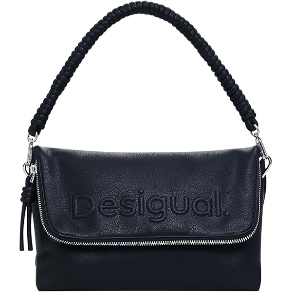Malas Senhora Bolso Mini Fantasia Phuket De Desigual Negro Con Detalles  De Contraste, Diseñado En Barcelona Bolso Blanco Mujer