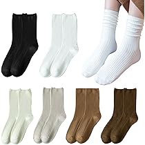 6 Paia Calzini Donna Cotone Sportivi - Mezzo Polpaccio Taglia 35-39, Multicolore Per Uso Quotidiano E Sport - Foto 8