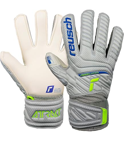 Gants Gardien De But Reusch Attrakt Starter Solid Junior - Unisexe Jeunes - Mousse Adhésive Durable - 10