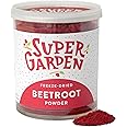 Super Garden Freeze Dried Beetroot Powder - Pure Natural Supplement Rich in Vitamins & Minerals - Vegan-Friendly Superfood for Smoothies, Baking & Cooking - No Additives or Preservatives - 160g