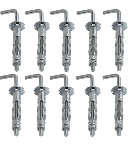 Set 25 viti e tasselli - Viti 7x65 mm, per muro pieno, mattone forato e