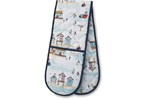 Cooksmart Guantes de Horno Dobles Resistentes al Calor | Guantes de Horno Resistentes al Calor de diseño británico | Manopla de Horno Moderna y agarradera para cocinar en casa | Guantes de Cocina de