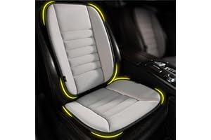 kingphenix Car Seat Cushion with Back Support Cushion: Improved Comfort Memory Foam Design for Pain Relief, Ideal for Driver and Office, Ergonomic Lumbar Comfort for Long Sitting