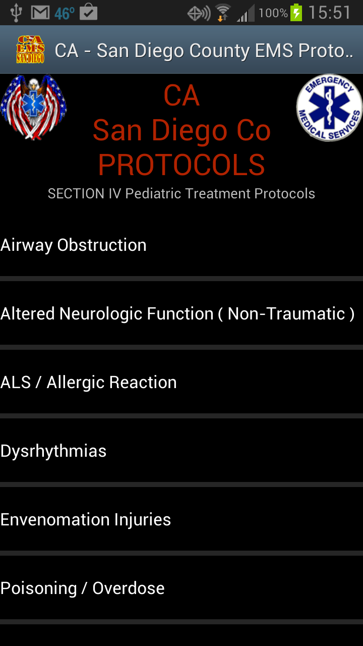 CASan Diego Co EMS Protocols Amazon.co.uk Appstore for Android