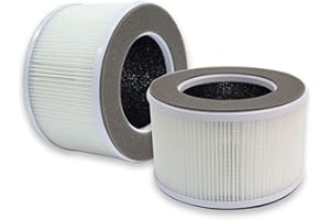 PUREBURG 2-Pack Replacement HEPA Filters Compatible with Greenote Air Purifier AP10 , Part # AP10-F3
