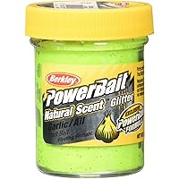 PowerBait Natural Glitter Forellenköder, Unisex-Erwachsene, Fishing Gear, Hellgrün