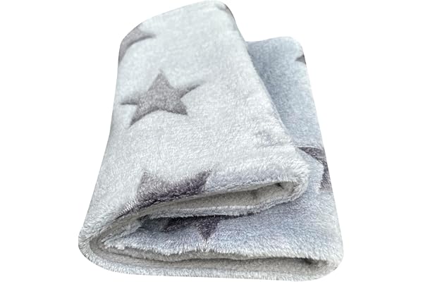 Wollhuhn Varma pojkar/flickor vår värmer vinterloop/tubsjal/slip-halsduk två lager fleece, Stjärnor grå/grå, En Storlek