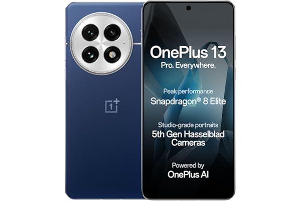 OnePlus 13 | Smarter with OnePlus AI | Lifetime Display Warranty |12GB RAM 256GB Storage Midnight Ocean | Official Smartphone
