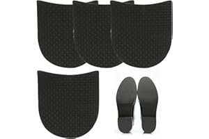 VXIWSCY 2 Paires de Semelles de Réparation pour Talons de Chaussures en Caoutchouc, Épaisseur 3.5mm, reparation Protecteurs Antidérapants, Thick Rubber Shoe Repair Shoe Pads Anti Slip Protector