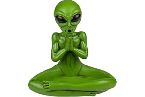 MIK Funshopping Posacenere alieno Ashtray Smoking (alieno che fuma in posa yoga)