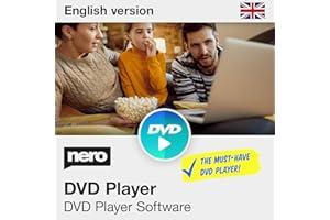 Nero DVD Player 365 Software | DVD Media Playback | Play DVDs with Menus, Subtitles & Surround Sound | 1 PC | Windows 11/10 | Annual Licence