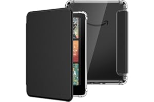 MoKo Custodia Compatibile con Kindle Paperwhite da 7 Pollici 12a Generazione 2024 e Kindle Colorsoft Signature Edition 2024, Cover Leggera con per eBook Reader in TPU Morbido Auto Sveglia/Sonno, Nero