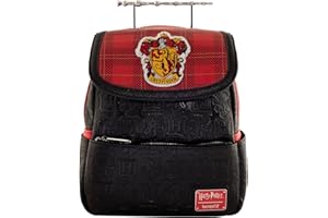 Funko Loungefly Warner Brothers - Harry Potter - Gryffindor with Wand - Backpack - Exclusivité Amazon - Sac Mignon à Collectionner - Idée de Cadeau - Produits Officiels - pour Les Garçons, Girls