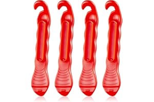 HZJD Palancas para neumáticos Bicicleta, la Herramienta es Suave en su Conjunto, no dañará el talón, el diseño Profesional facilita el Trabajo(4piezas)