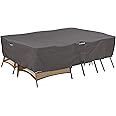Classic Accessories Ravenna General Purpose Garden Furniture Cover, Dark Taupe/Mushroom/Espresso (254cm, Large)