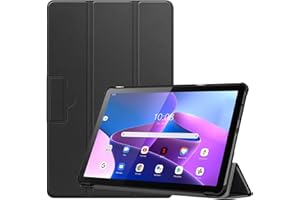 YRH Custodia Cover per Lenovo Tab M10 3a gen 10,1 pollici 2022 [TB328FU /TB328XU], Non adatto per M10 Plus 3a gen 10,6 pollici 2022 (Nero)