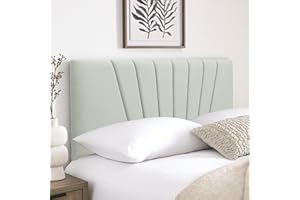 HB-1 Headboards for Beds – Sunrise 24'' Divan Bed Headboard – Headboards for Divan Beds, Bedroom & Hotel Furniture, Elegant Soft Plush Fabric Head Board