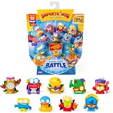 SUPERTHINGS KAZOOM Power Battle Pack of 10 Contains 10 SuperThings (Includes 1 Surprise Figure and 1 Golden Captain) Pack 1