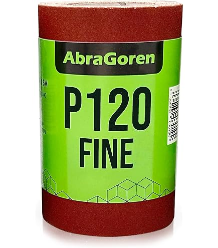 5 X Rouleau De Ponçage Norton Papier De Ponçage | 50 Mm X 50 M R222 120 3157620152781