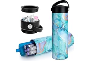 SUNMON Estuche Viaje Refrigerado para Insulina - Nevera Insulina Viaje Aprobado por la TSA, Frascos Médicos Refrigerados, Estuche Insulina Frio para Suministros para Diabéticos