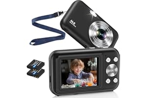 LECRAN Digital Camera, Compact Cameras Digital FHD 1080P 44MP, Mini Vintage Vlogging Camera with 2.4" LCD Rechargeable 16X Digital Zoom,Travel Digital Cameras for Boys,Girls,Students, Children, Beginners