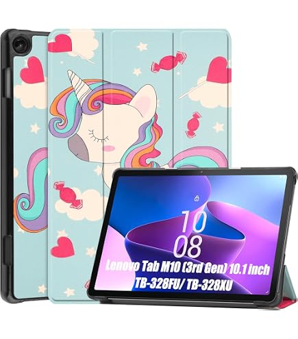Custodia per Lenovo Tab M10 3a gen 10,1 pollici 2022, [Auto Wake/Sleep] Smart Ultra Slim Custodia in pelle leggera Flip Cover per 10 Lenovo Tab M10