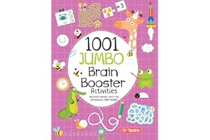 1001 Jumbo Brain Booster Activities for 5 to 8 Years Old Kids|Enhance the Child Mind with Cognitive Excellence with Interacti