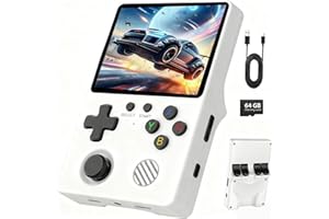 ASTEKID Retro Konsole Handheld mit über 20.000 Spielen – Tragbare 3,5 Zoll IPS Gaming Konsole, Linux System, Portable Spielkonsole für nostalgische Gamer, Familie & Freunde (G35)