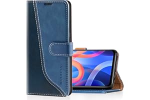 Mulbess Funda para Xiaomi Redmi Note 11T 5G / Poco M4 Pro 5G, Funda de Cuero PU, Cierre Magnético, Ranura para Tarjeta, Soporte Plegable, Elegante Diamante Azul