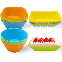 24 Moules En Silicone Pour Air Fryer - Muffins, Gâteaux - Antiadhésifs Et Réutilisables - Sans BPA
