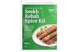 East at Home Seekh Kebab Spice Kit | Make Restaurant Quality Seekh Kebabs | Indian Spice Mix Makes 10 Seekh Kebabs |Pack of 3