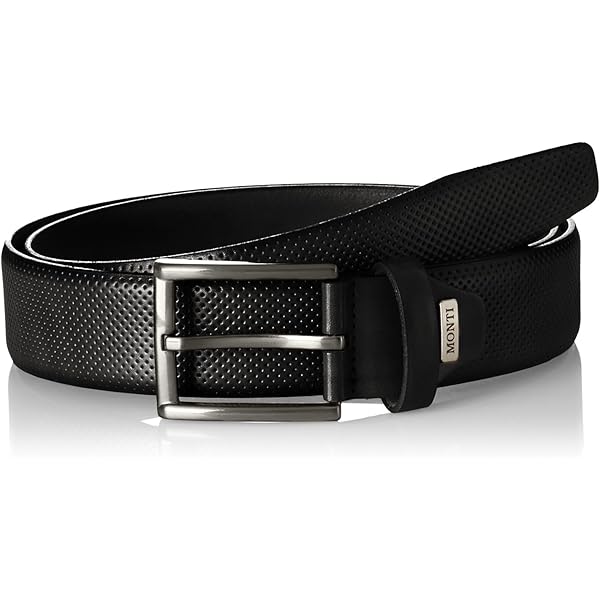 Fenix New York Herenriem in verschillende kleuren, maat 80 cm tot 125 cm, nikkelvrije gesp 35 mm breed, duurzame, inkortbare en verstelbare herenriem, perfect voor pak en jeans, jet black, 125