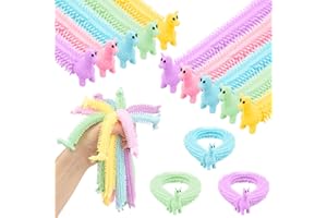 Ainiv Alpaka Stretch String zabawka, 10 sztuk, antystresowe, rozciągliwe, sensoryczne zabawki Fidget dla dzieci i dorosłych z autyzmem i terapią ADHD