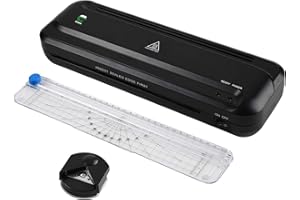 Econo A4 Laminator with 25 A4 Pouches & Corner Trimmer & Alignment Grid Cutter | 25 A4 Pouches | Corner Trimmer | Grid Cutter |