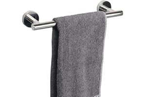 YUET Towel Rail 30CM Chrome Hand Towel Holder Bar Bathroom Holders For Bathrooms Kitchen Dish Cloths Hanger 304 Stainless Steel RUSTPROOF Wall Mounted 12''