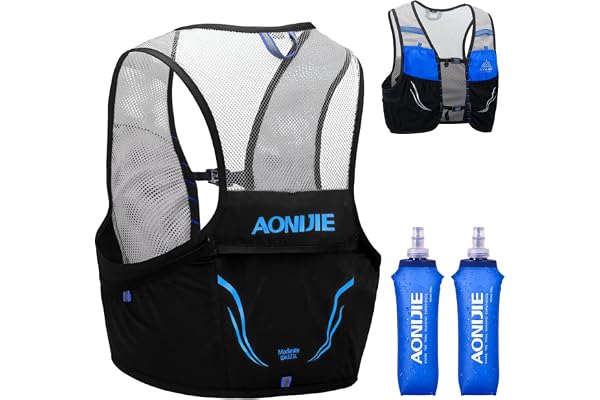 TRIWONDER Gilet Trail Ultra Léger 2,5L Veste Running Sac Hydratation pour Homme Femme Marathon Randonnée