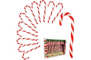 ‎CEPEWA Cepewa Candy Cane Candy Tree Decoration Christmas Tree Decoration Set of 12
