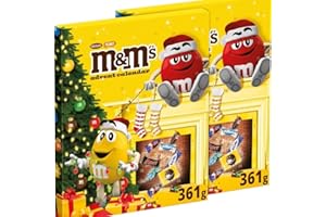 M&M’S WORLD M&M’s & Friends M&M's 2 Confezioni di Calendario Dell' Avvento Assortimento Misto, - 722 gr
