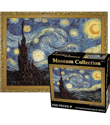 Starry Night 1000 Piece Jigsaw Puzzle For Adults & Families - Colorful Art Puzzle (48x68 Cm)