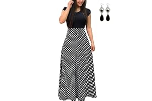 UUAISSO Femmes Robe De Plage Longue Decontractée Imprime Manche Courte ÉTé Boho Maxi Grande Taille