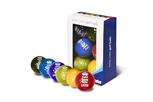 Longridge Keep Calm piłki golfowe, 6 sztuk, różne