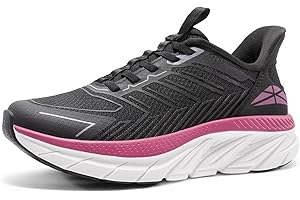 ALLSWIFIT Women's Trainers Slip On Walking Shoes Running Comfortable Tennis Breathable Non Slip Athletic Gym Workout Cross Training Sneakers