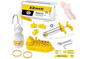 JiangLin Zestaw do odpowietrzania hamulców, Zestaw Upustu Hamulcowego Zestawy Hamulcowe do Rowerów dla Shimano, MAGURA, TEKTRO, Seria SRAM Olej hydrauliczny Hamulcowy Uniwersalny