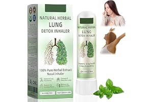 OUXING Herbal Lung Cleansing Inhaler,Natural Lung Mucus Inhaler,Herbal Lung Nasal Inhaler Stick,Lung Mucus Cleaner,Lung Cleansing Spray,Thai Herbal Inhaler,Lung Cleanse Nasal Inhaler,Lung Mucus