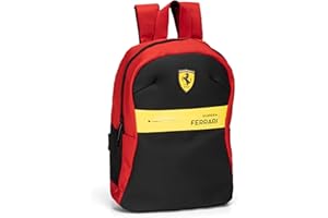 FRANCO COSIMO PANINI FERRARI - Mini Zaino Scuola e Tempo Libro Unisex, Zainetto Casual Per Ragazzi e Ragazze - cm 22x10x33h
