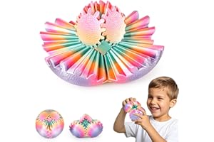 OLEE ODEE Gear Ball Fidget Spielzeug Steampunk Zahnrad Kugel Stressabbau Sensorisches Spielzeug autistische Kinder Erwachsene 3D Gedruckt Lustiges Geburtstagsgeschenk Weihnachten Ostern (Zuckerbunt,6 cm)