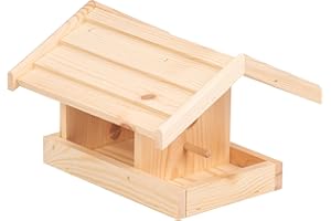 Duston Mangiatoia per uccelli, casetta per uccelli, in legno