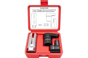 DAKCOS 3-delade lambdasond verktyg 22 mm, 3/8"och 1/2" lambdahylsor