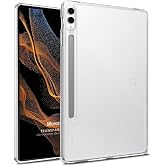 Microsonic Samsung Galaxy Tab S10 Plus X820 Kılıf Transparent Soft Şeffaf [Galaxy Tab S10 Plus X820 ile Uyumlu Kılıf - Şeffaf